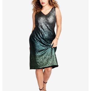 Curvy Sequin Party Dress